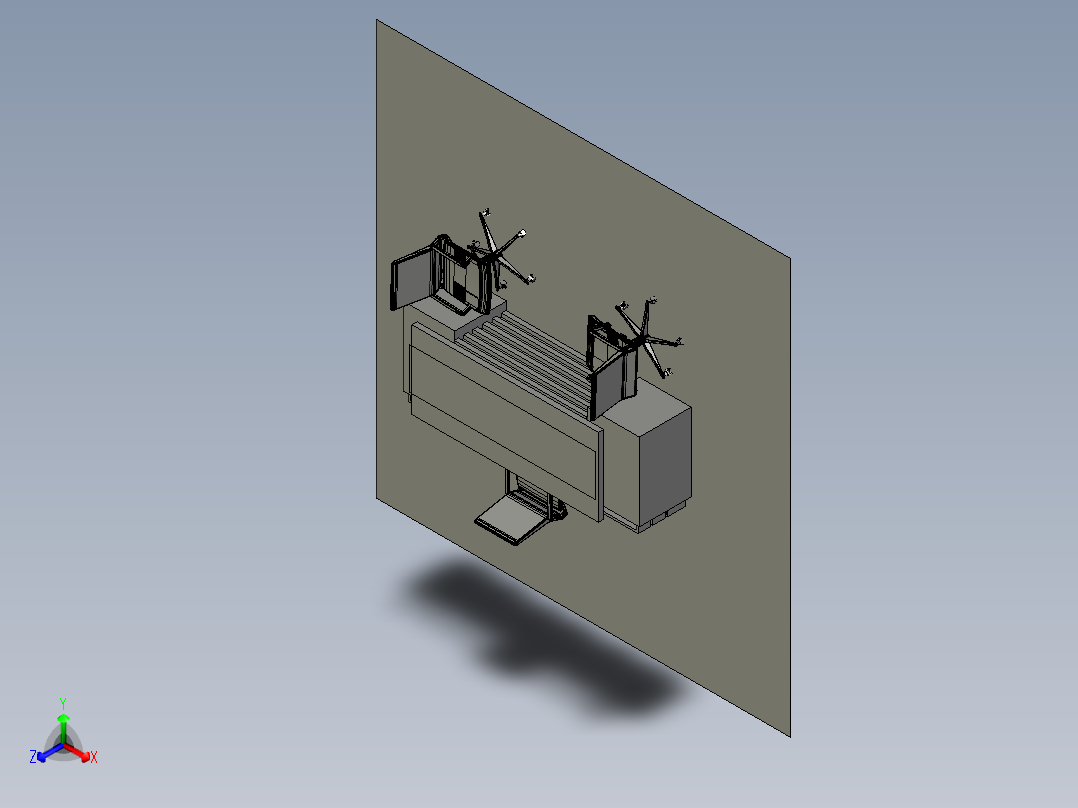 office-room-set-mike-geesser-办公室桌椅正等轴测图