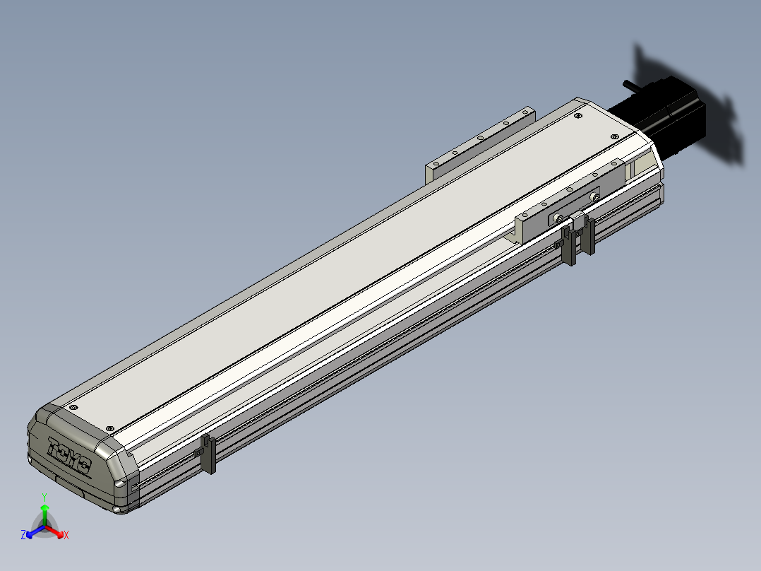 Toyo东佑达直线模组-ETH14-500-BC-200W-C4反正等轴测图