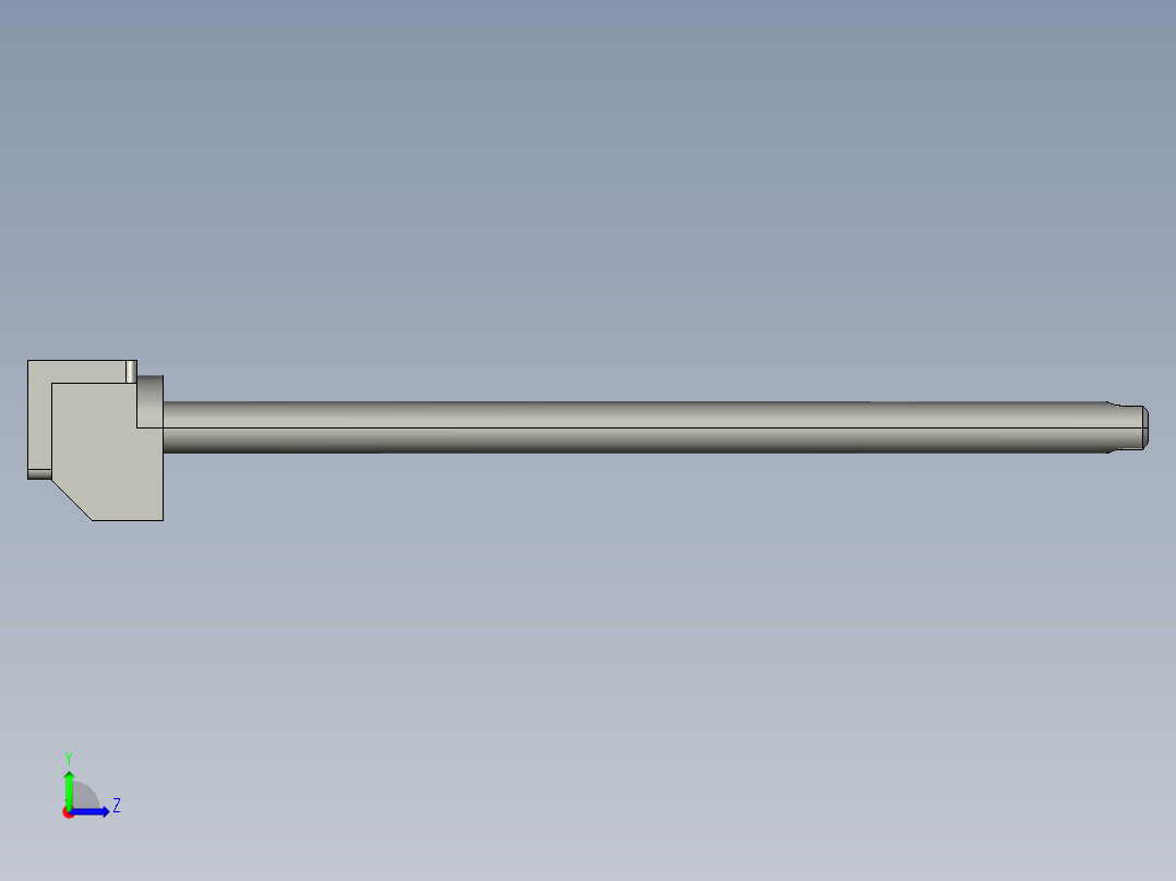 基恩士S-P01_kc图纸模型左视图
