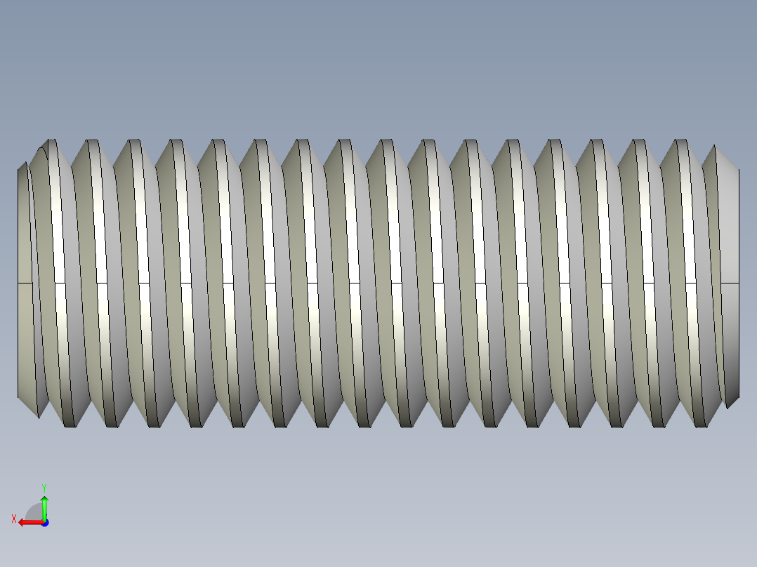 DIN 913-ISO 4026 固定螺钉-M12 L=30.STEP后视图