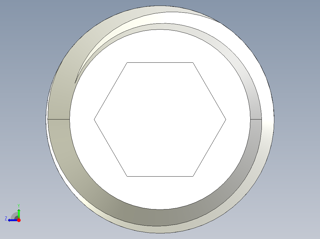 DIN 913-ISO 4026 固定螺钉-M12 L=30.STEP右视图
