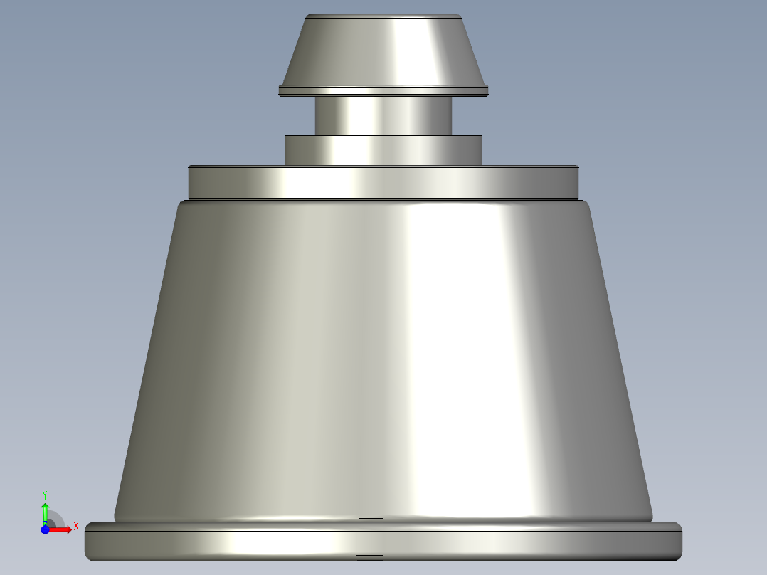 金属车门吸盘前视图