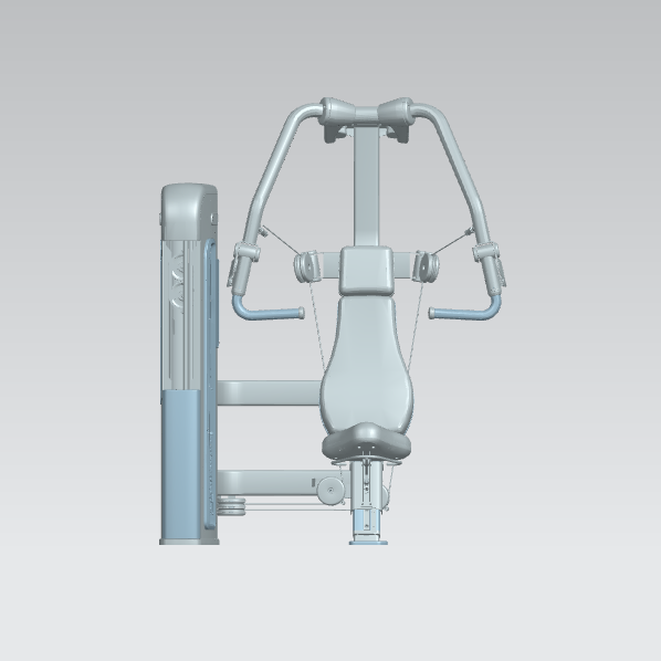 直臂夹胸健身器