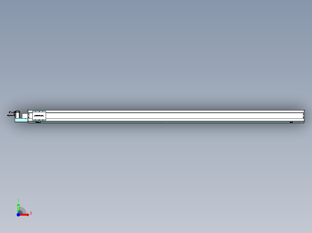 威洛博VBC同步带传动一无尘环境VBC14-L45-S3000-BL-ZP40-C3前视图