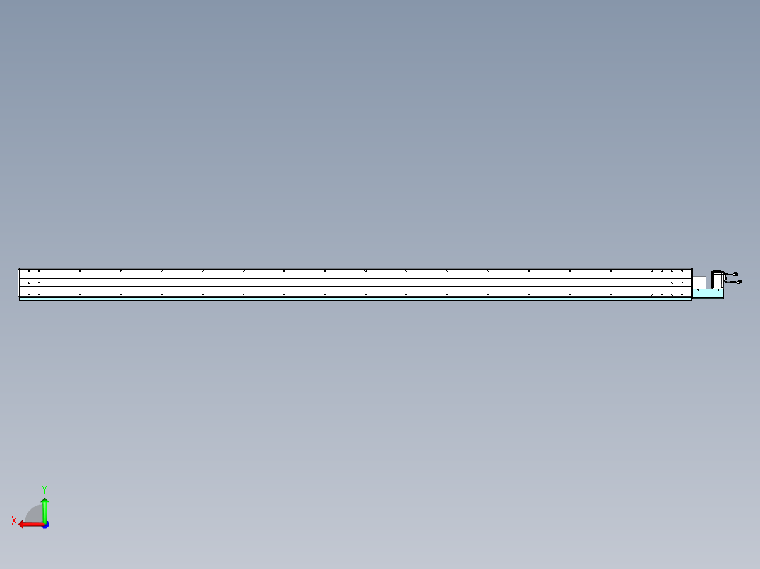 威洛博VBC同步带传动一无尘环境VBC14-L45-S3000-BL-ZP40-C3后视图