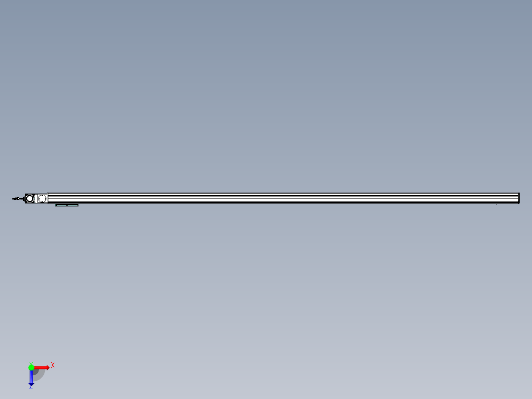 威洛博VBC同步带传动一无尘环境VBC14-L45-S3000-BL-ZP40-C3俯视图