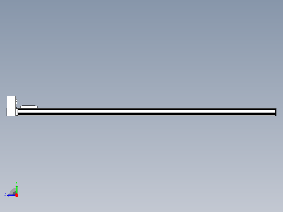 同步带全封闭直线模组TPA-HCB-105D-90-L1700-RU-C-P20-N3右视图