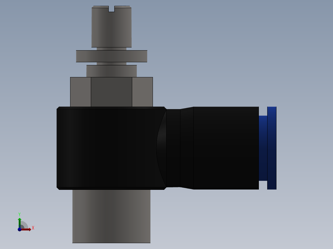Ø8 x 1-4 - CONTROLE DE FLUXO 90° BANJO (C0K510828)前视图