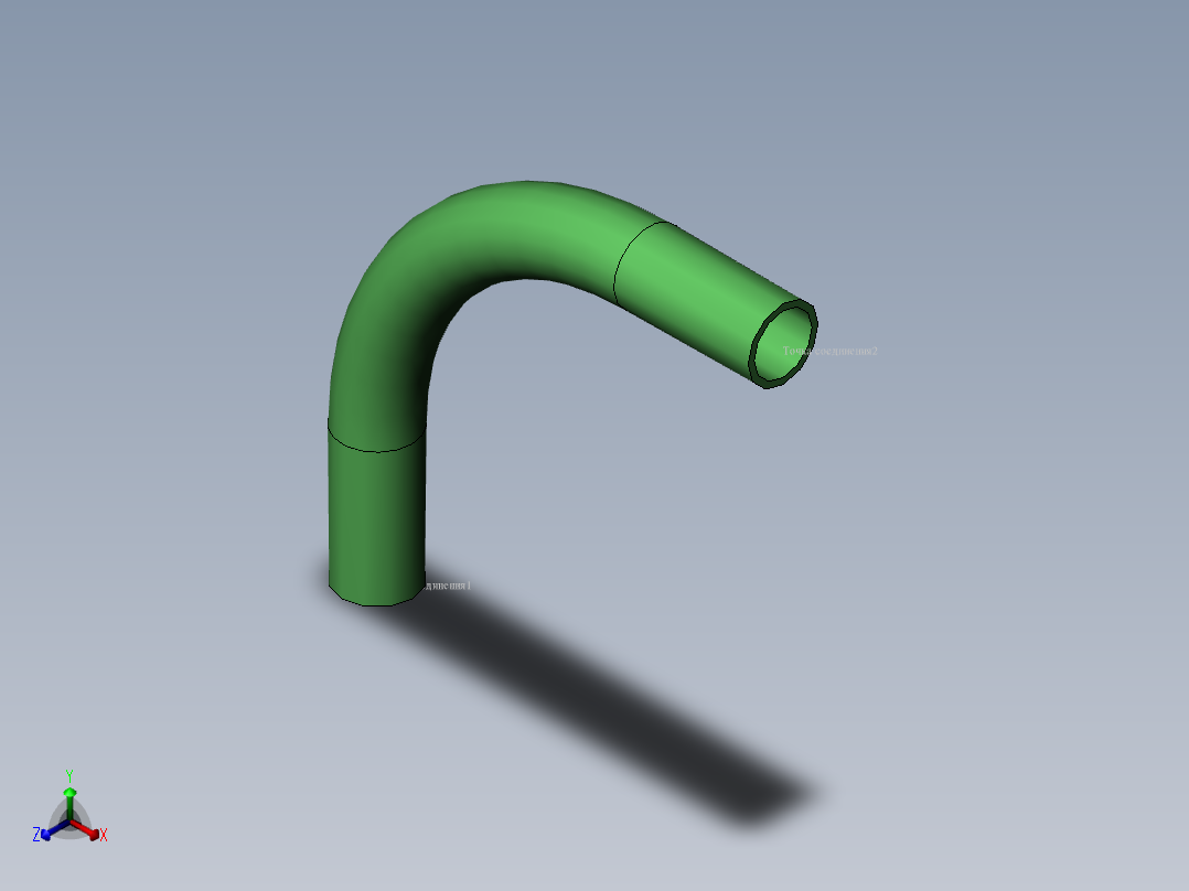 弯头 (19)正等轴测图