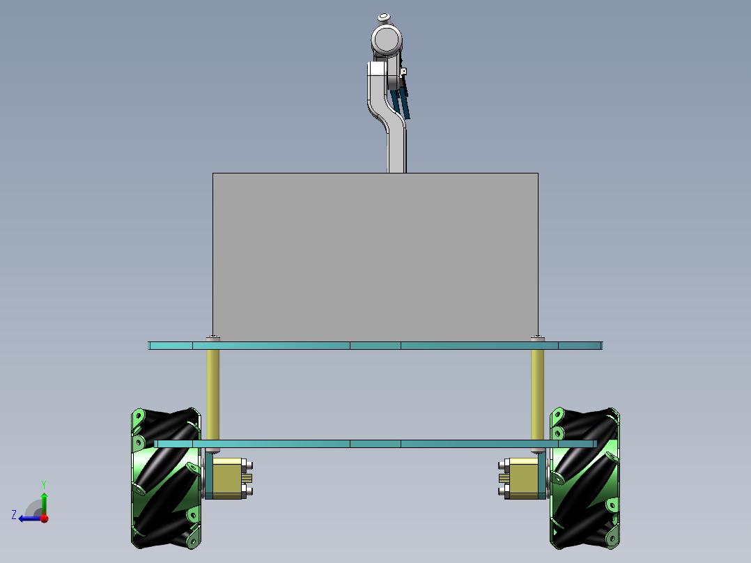 搬运机械手三维图纸右视图