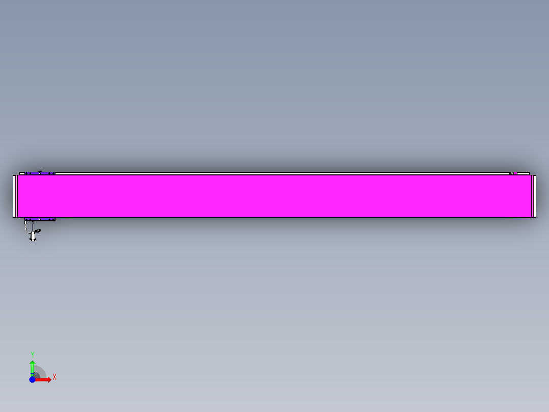 威洛博VL系列直线电机模组-VL22H2-S2450前视图