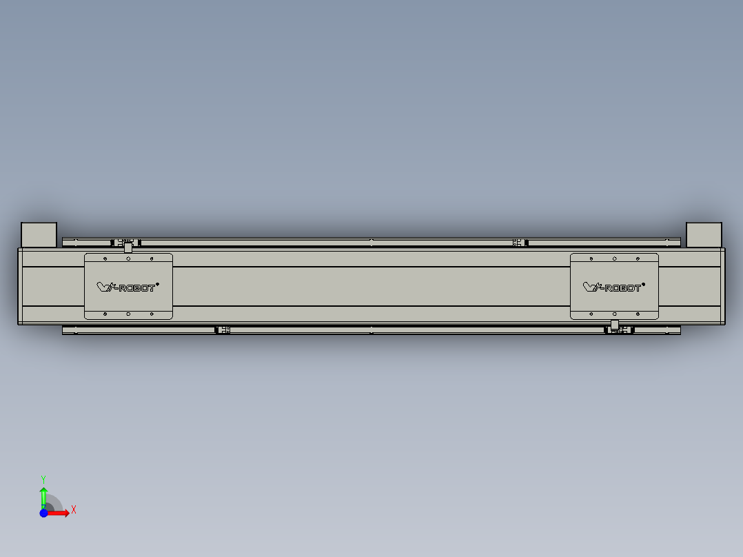 威洛博双电机滑台-VBC14S2-L50-S700-BD-P40-C6前视图