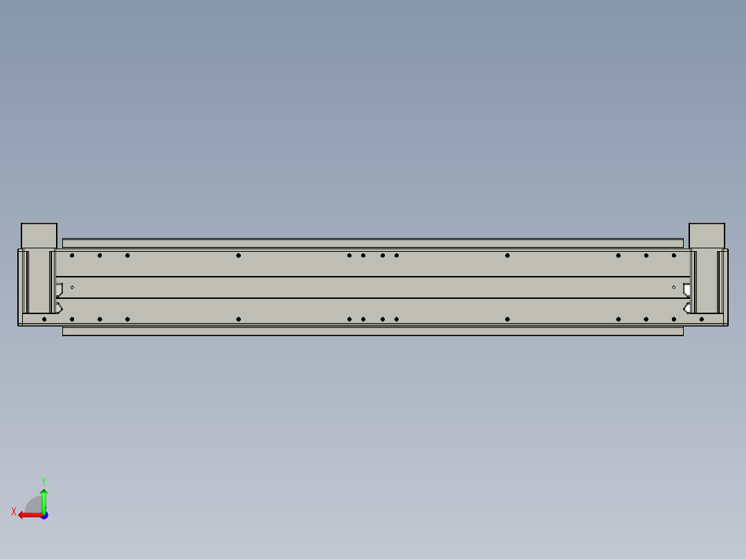威洛博双电机滑台-VBC14S2-L50-S700-BD-P40-C6后视图