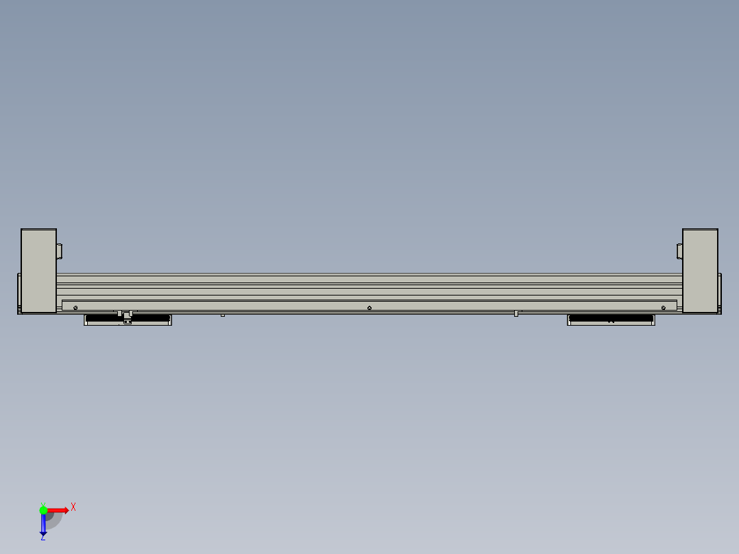威洛博双电机滑台-VBC14S2-L50-S700-BD-P40-C6俯视图