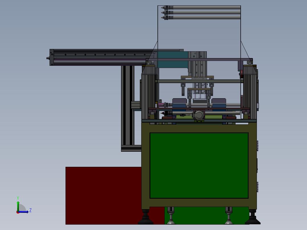 阳极棒检测绝缘与泄露自动化sw20左视图