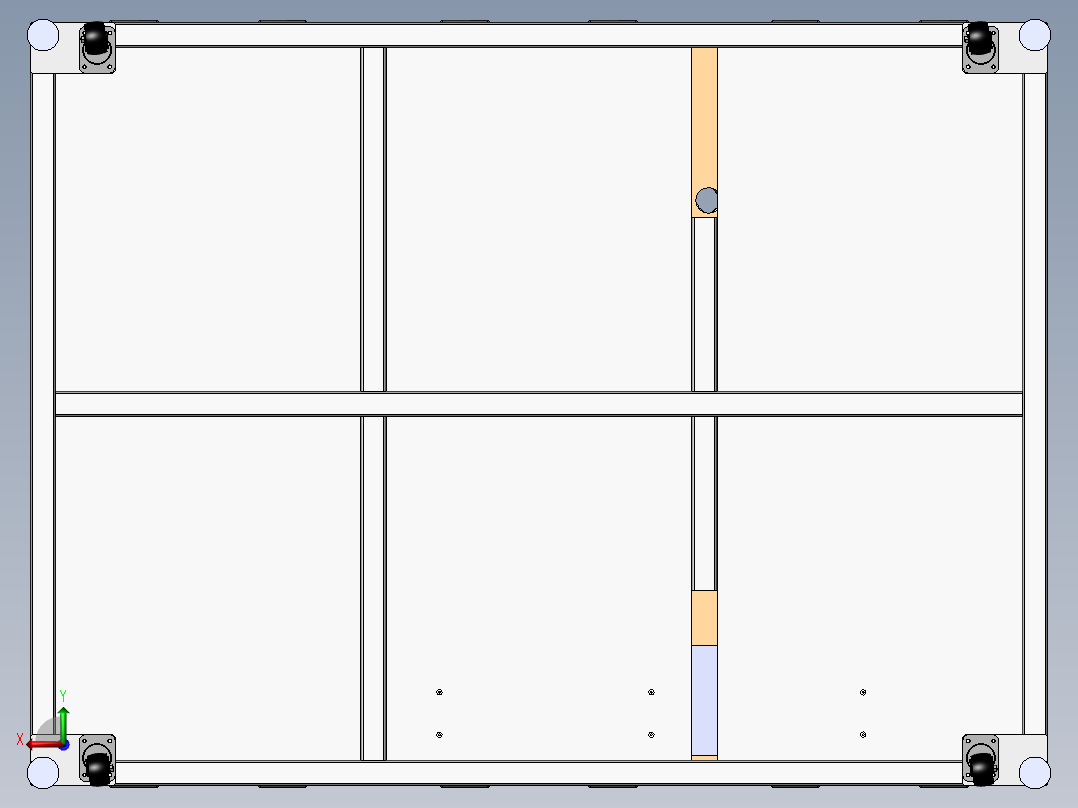 半自动转盘式压力传感器组装贴膜点胶一体机sw20可编辑后视图
