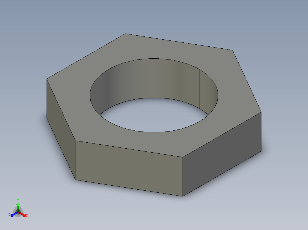 基恩士PX-H71_nut_kc图纸模型正等轴测图