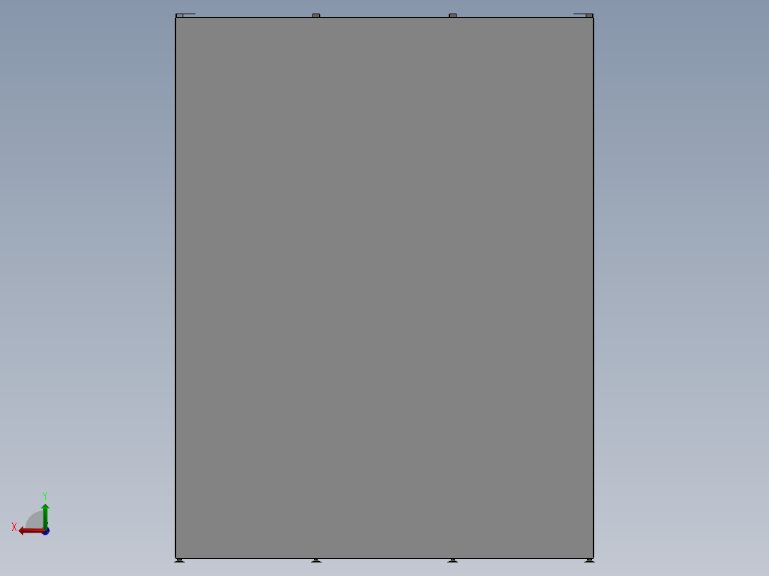 嵌入式衣柜后视图