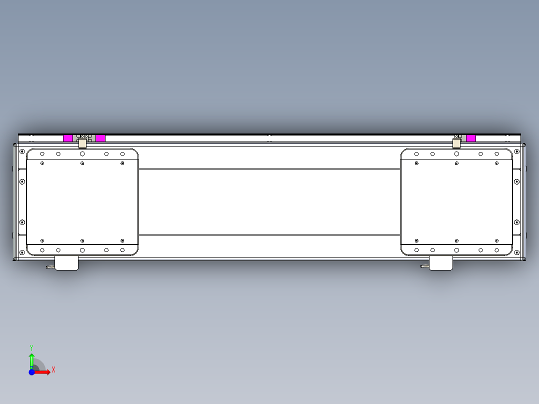 威洛博LC系列3d模型模组2LC22H2Y-S450前视图