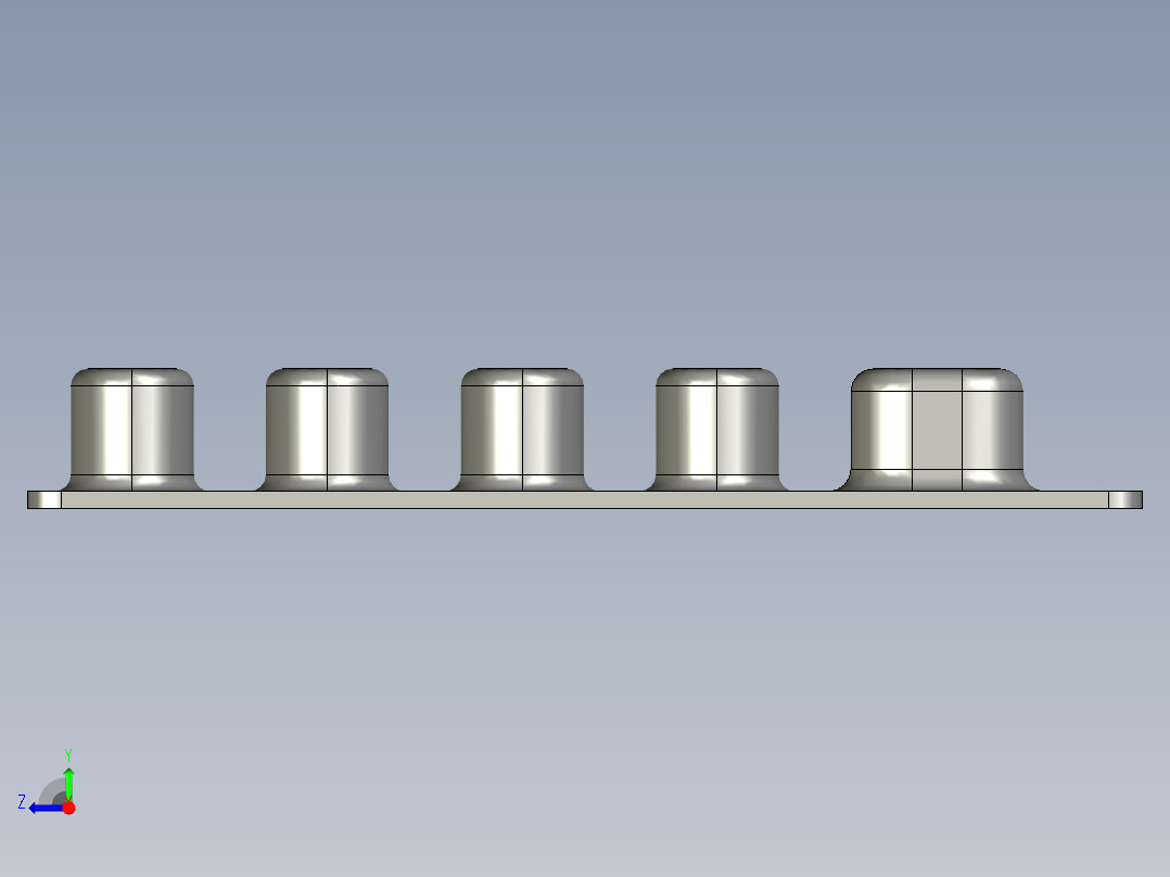 直板手机右视图