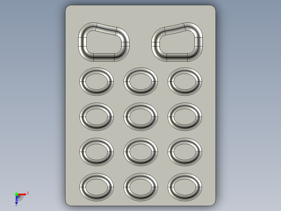 直板手机俯视图