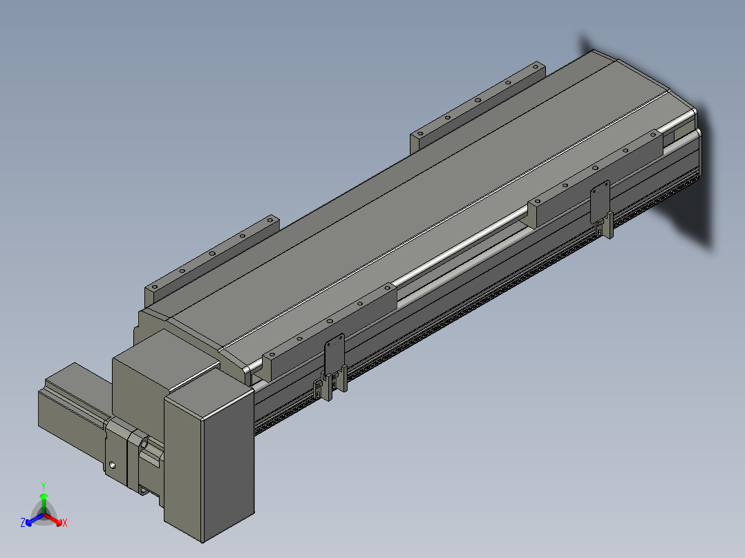 直线模组LHB21-L40-S450-RD设计图纸