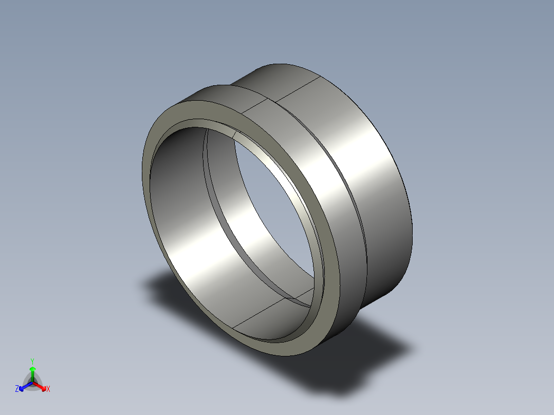 卡套式工业通用硬管接头14_tu-s正等轴测图