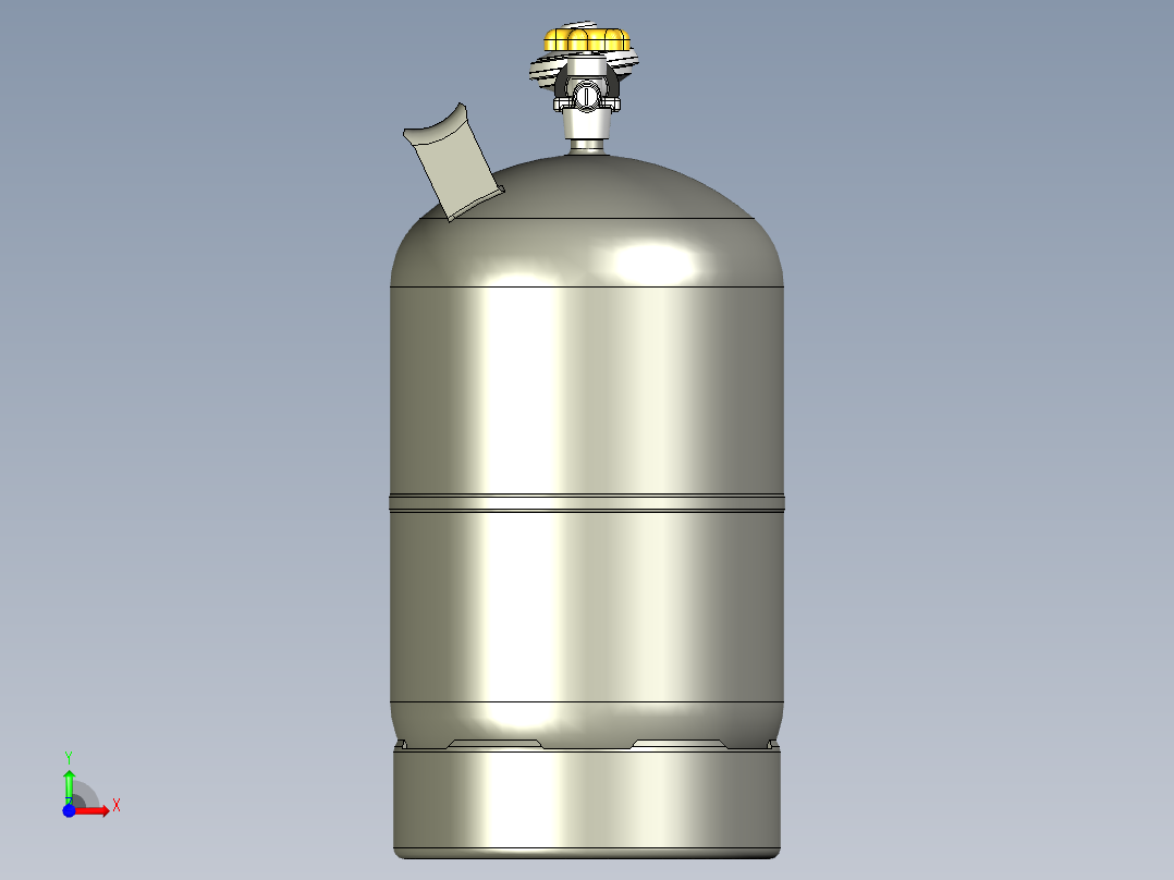 5kg野营煤气灯前视图