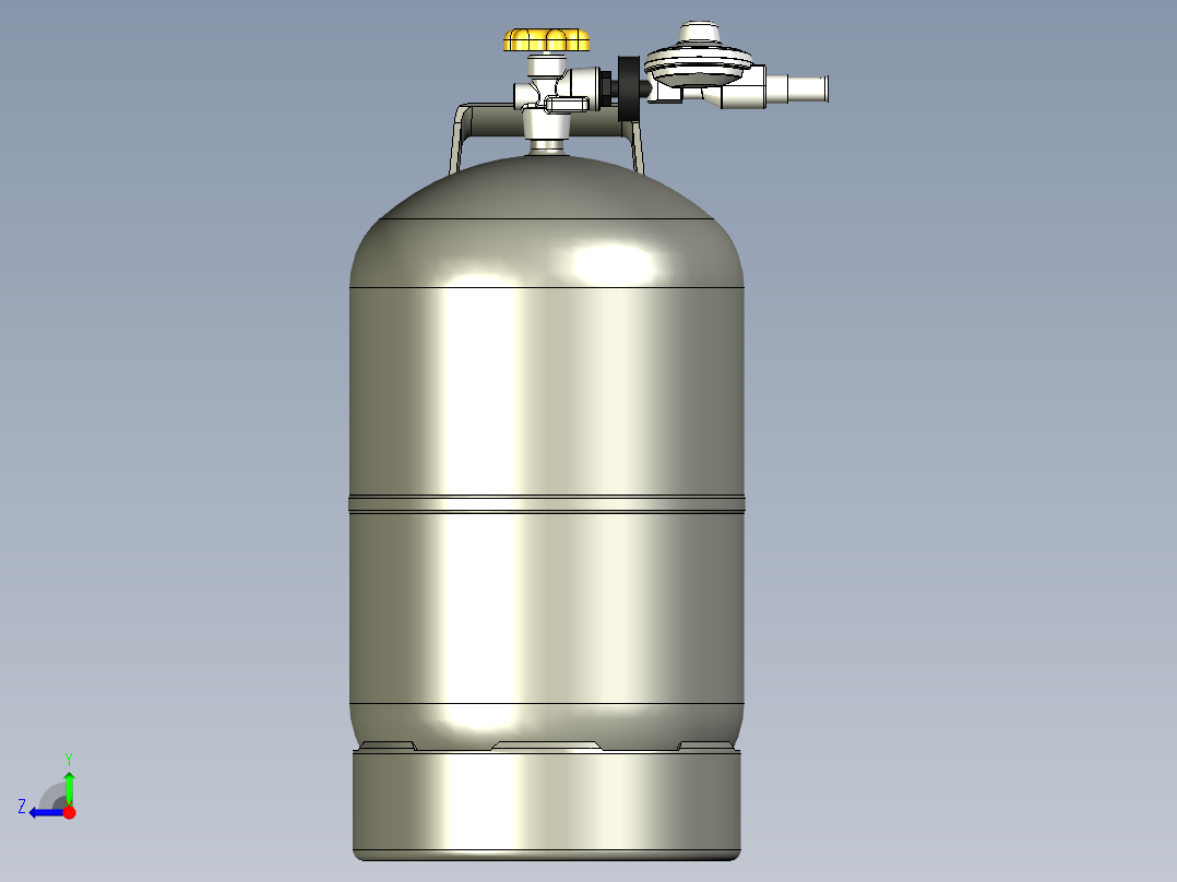 5kg野营煤气灯右视图