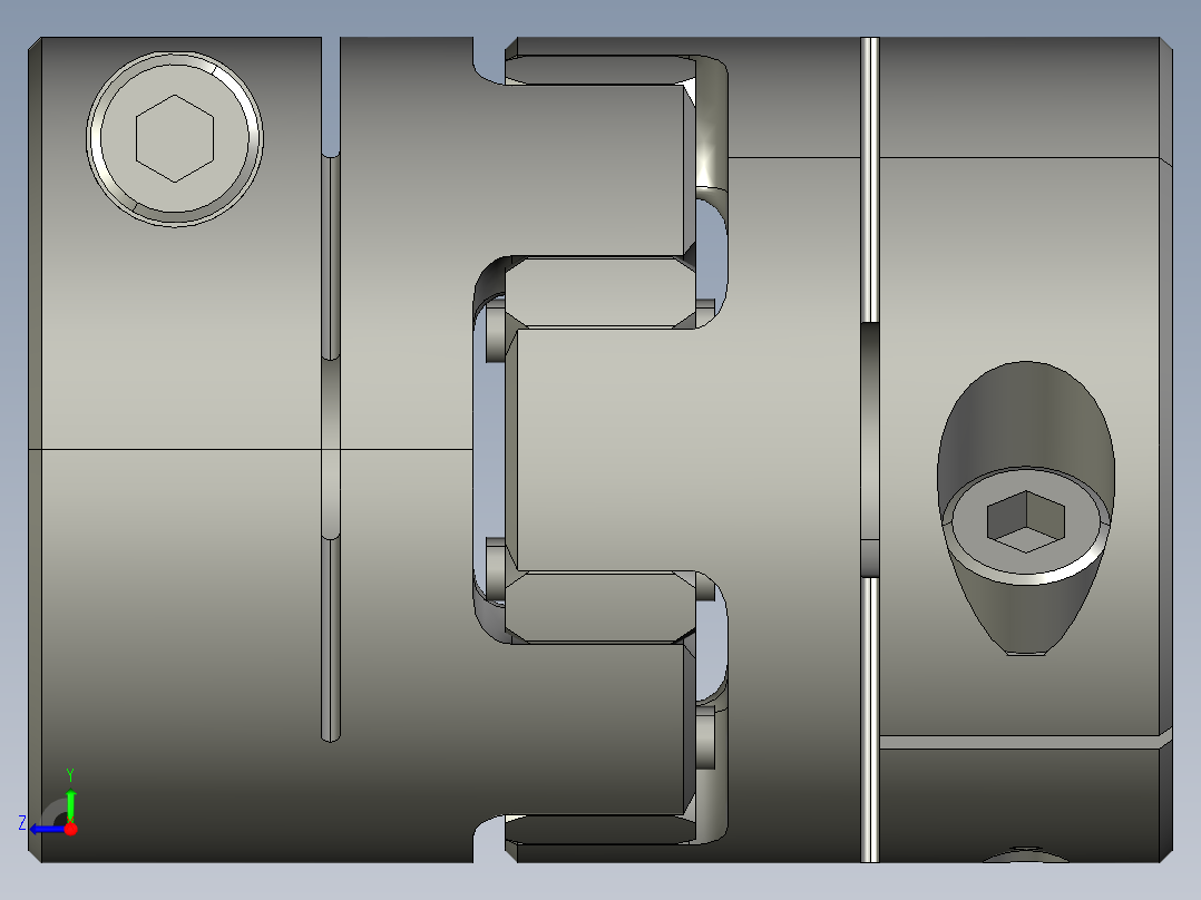 联轴器ALS-065-R-20B-20B右视图