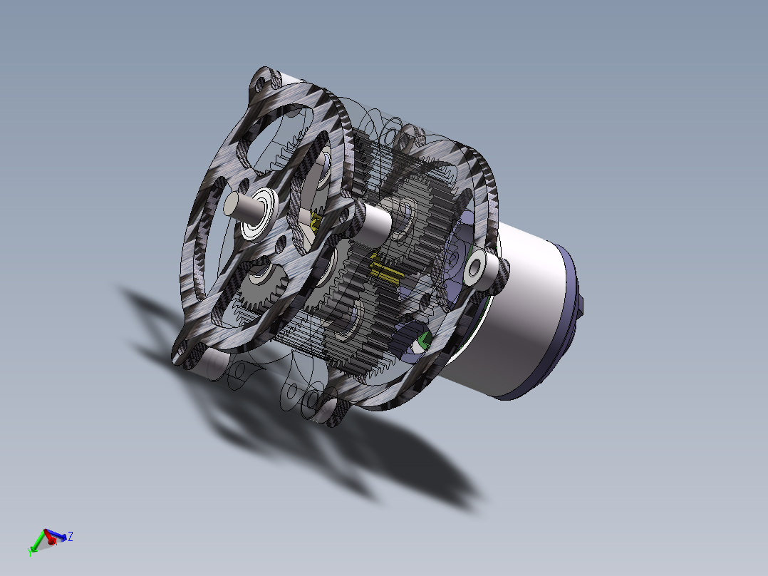 NGW两级行星齿轮减速机sw18可编辑