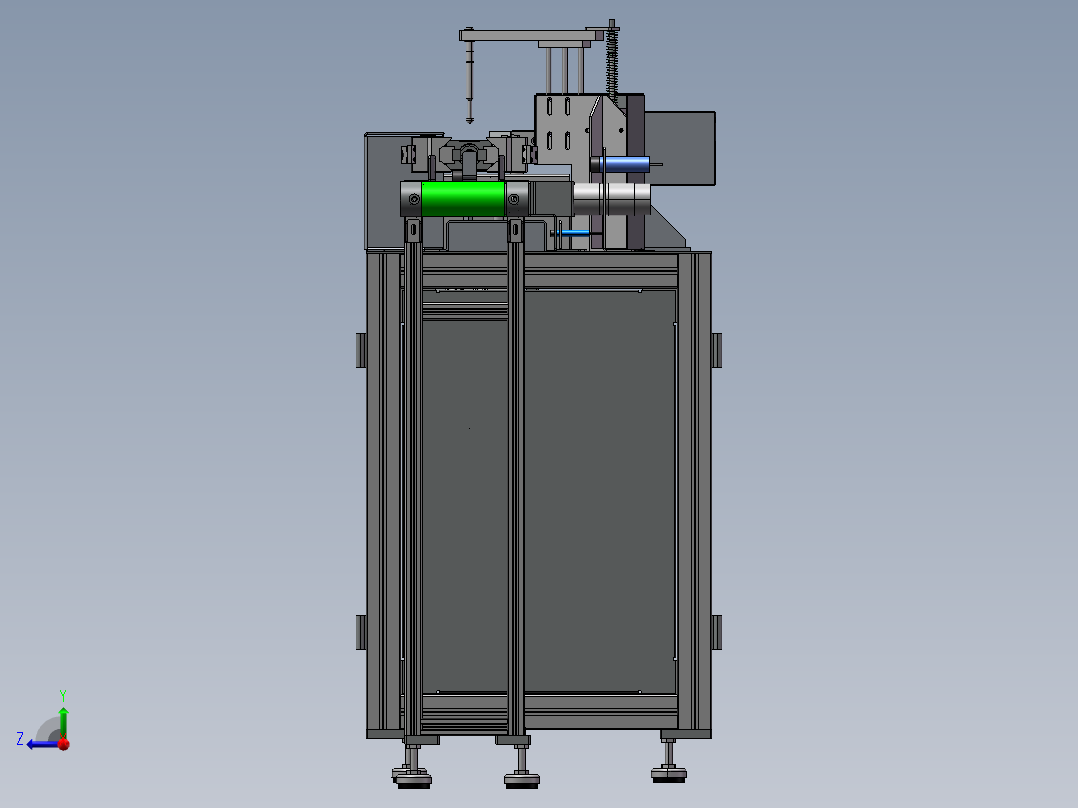 柿子削皮去皮剥皮机sw22右视图