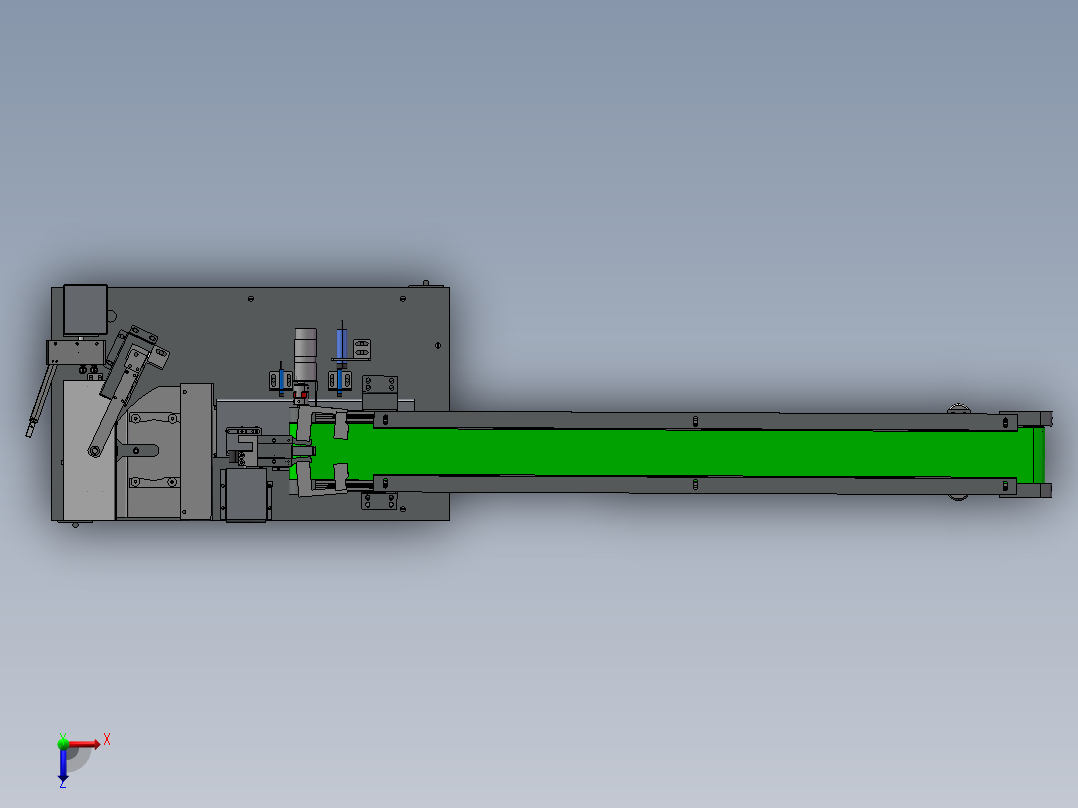 柿子削皮去皮剥皮机sw22俯视图