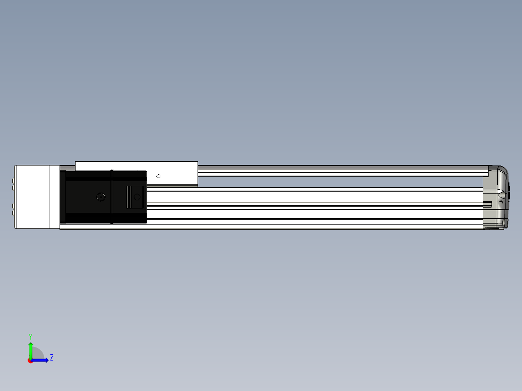 Toyo东佑达直线模组-ETH14-300-BL-200W左视图