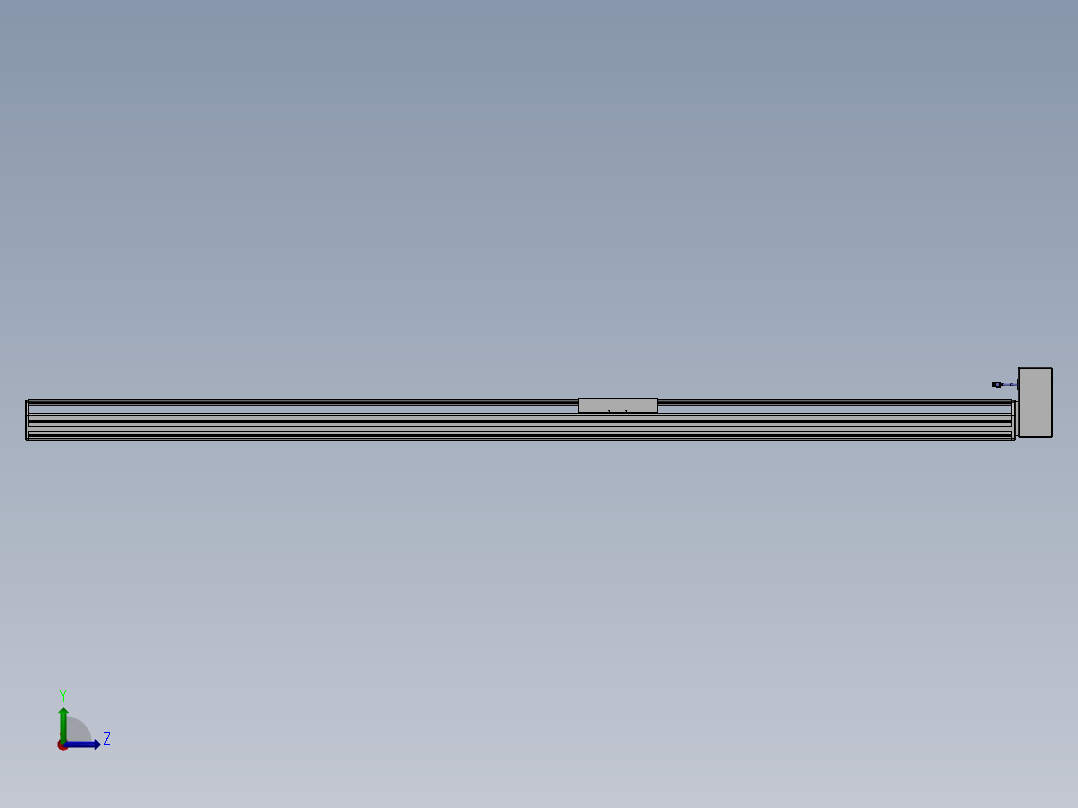精密模组MT220-L150-2500-LU-M75-C4左视图