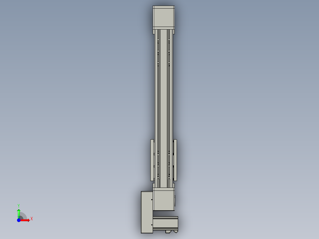欧规系列-GB8-L96-S450-BL-P40-MS3前视图