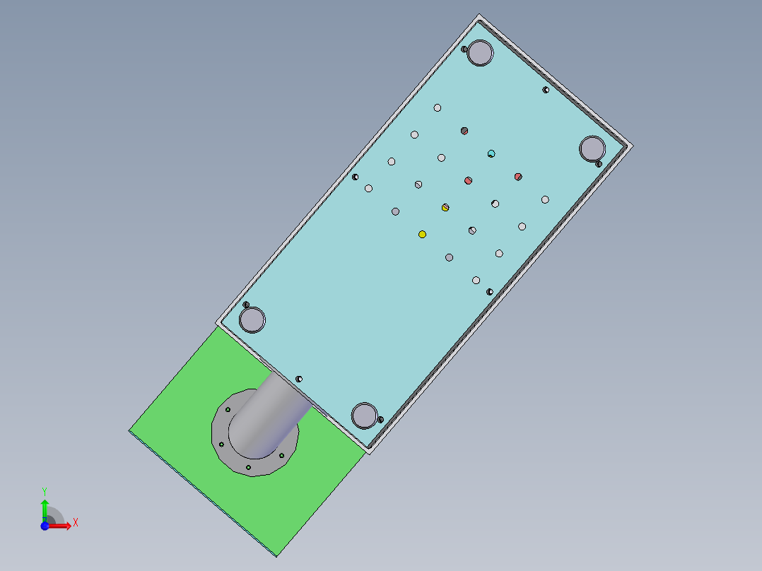 光纤端面研磨机前视图