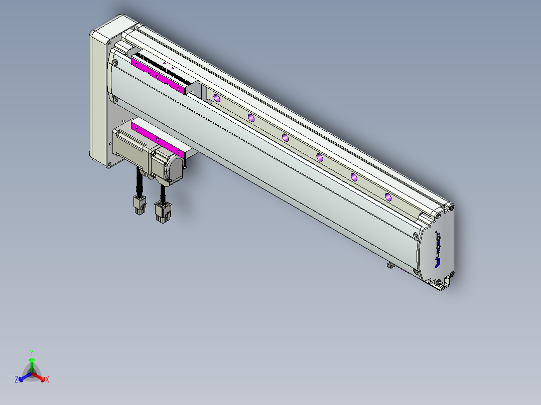威洛博QF12-Lxx-S360-BL-ZP10-C3正等轴测图