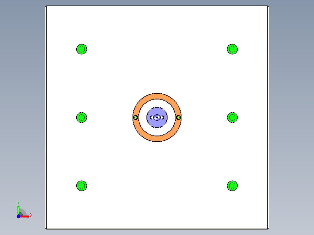 饭盒盖注射工艺及模具设计含三维二维说明书前视图