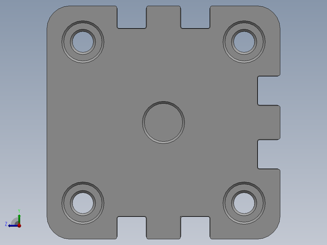 气缸ACE40X50SB右视图