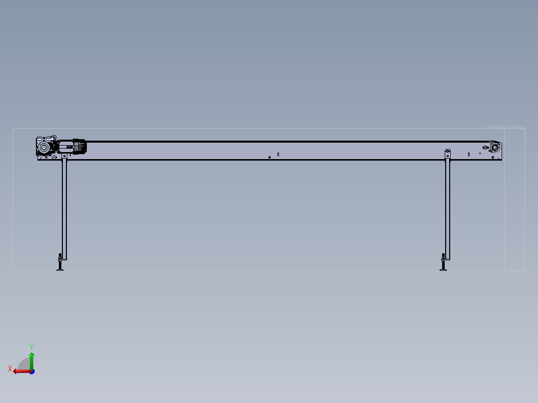 皮带输送机 (8)后视图