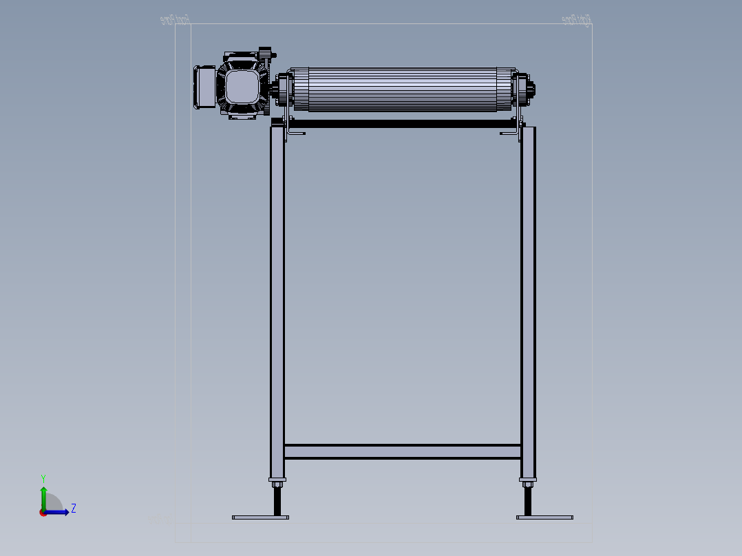 皮带输送机 (8)左视图