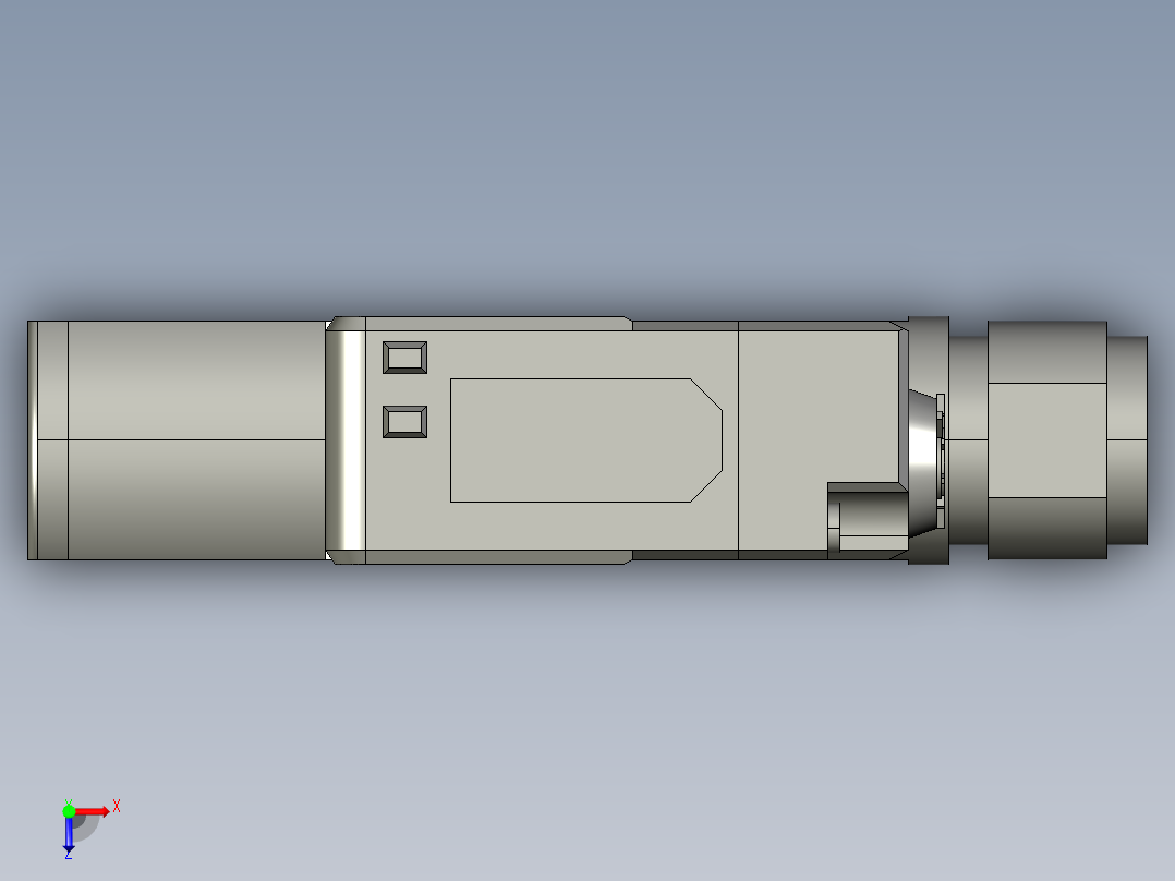 基恩士PZ-G61CB_62CB_kc图纸模型俯视图