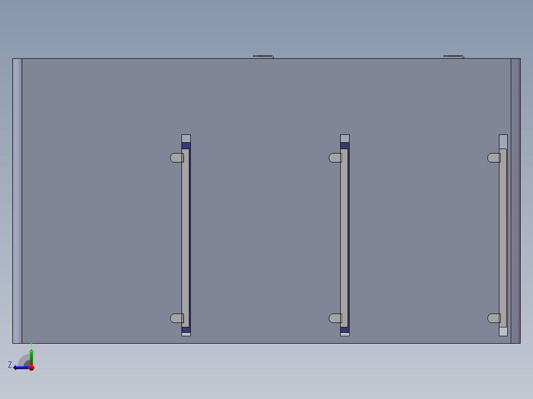 电子机箱结构设计(sw12+说明书+cad)右视图