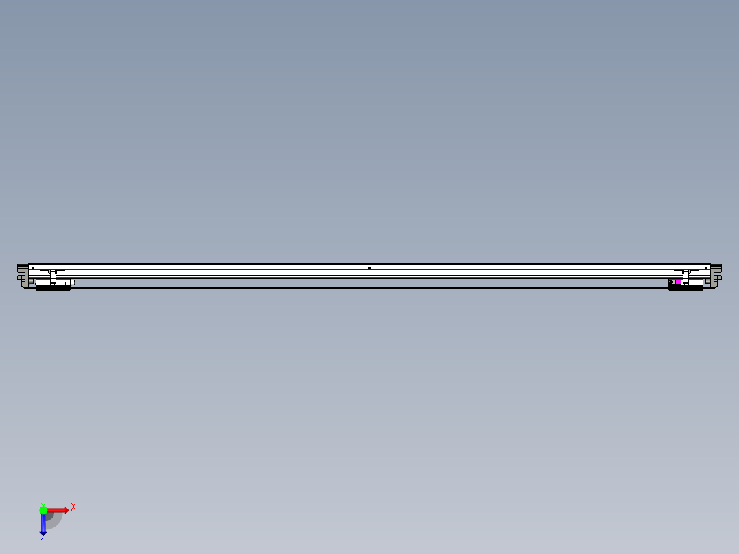 威洛博VL系列3d模型模组2VL14S1Y-S1900俯视图