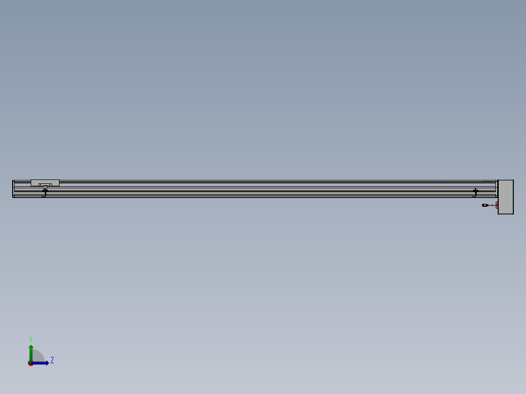 精密模组MT170-L125-2300-LD-M75-C4左视图