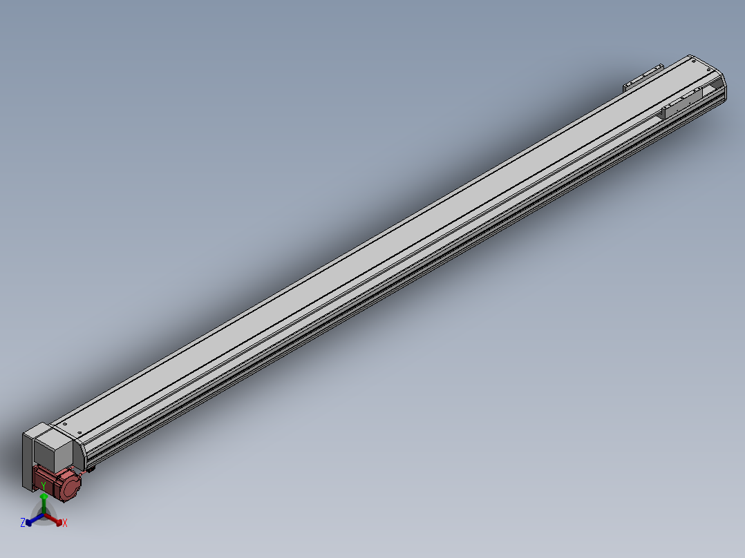 精密模组MT170-L125-2300-LD-M75-C4正等轴测图