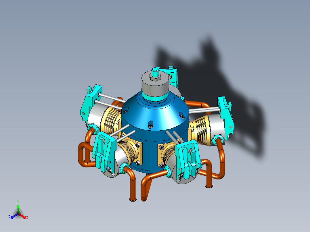 五缸星型<span style='color: red'>飞机</span>发动机