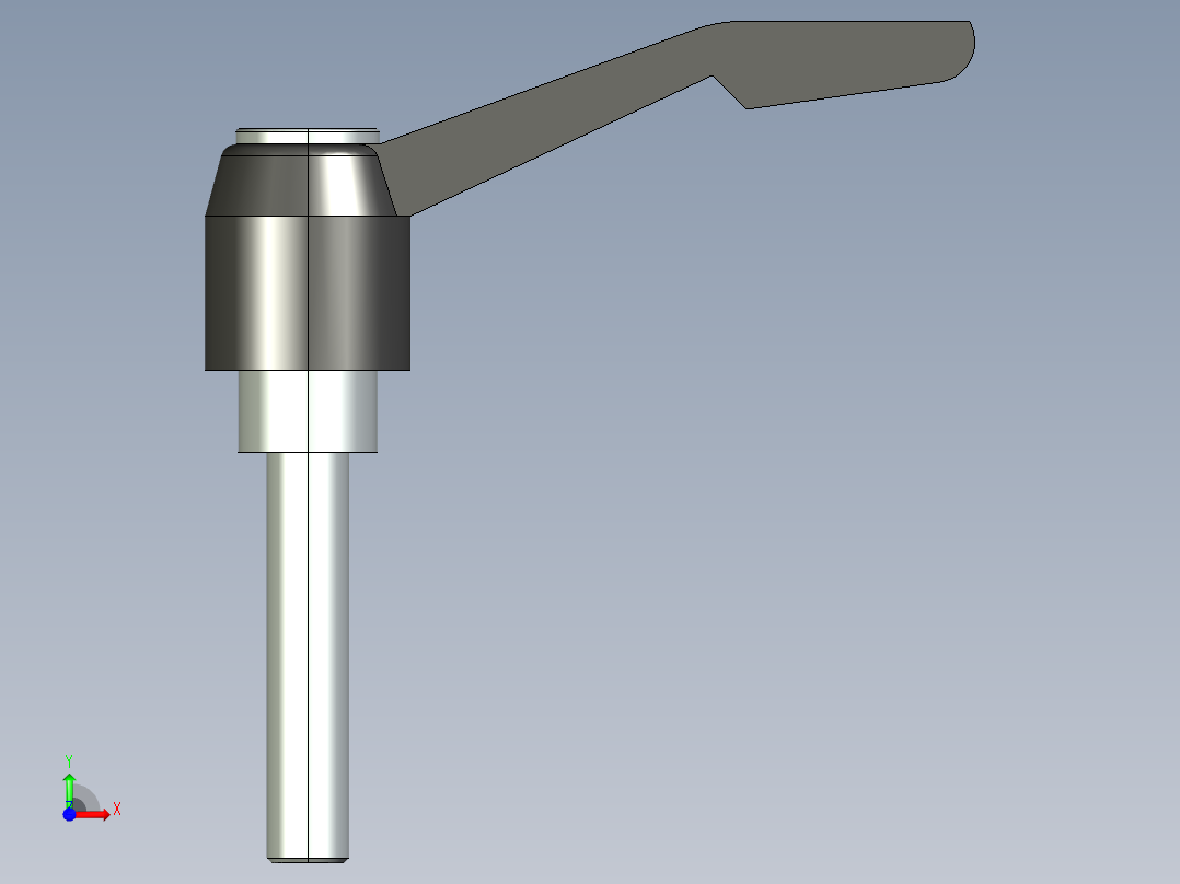 型材-KJN M8X40 CLAMPING LEVER 3842516847前视图
