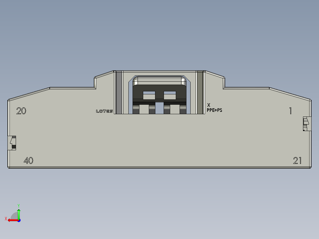 连接器AAUS01AS0-040K0118后视图